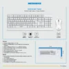 TECLADO+MOUSE MICRONICS NORTON WHITE MIC T100W USB