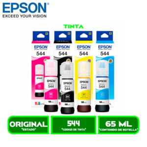 JUEGO COMPLETO DE TINTAS EPSON T544420 (544)