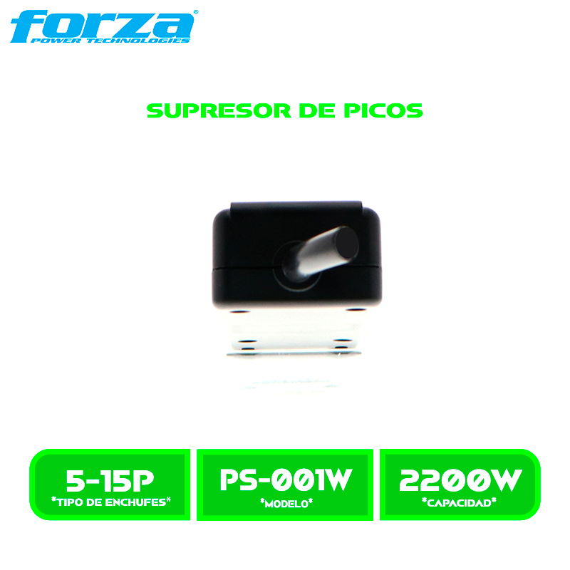 SUPRESOR DE PICOS FORZA PS-001W