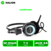 AUDIFONO HALION C/ MICROFONO T3  CELESTE