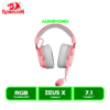 ZEUS X 3 AUDIFONO C/MICROFONO REDRAGON ZEUS X (H510P-RGB) RGB PINK/ROSADO