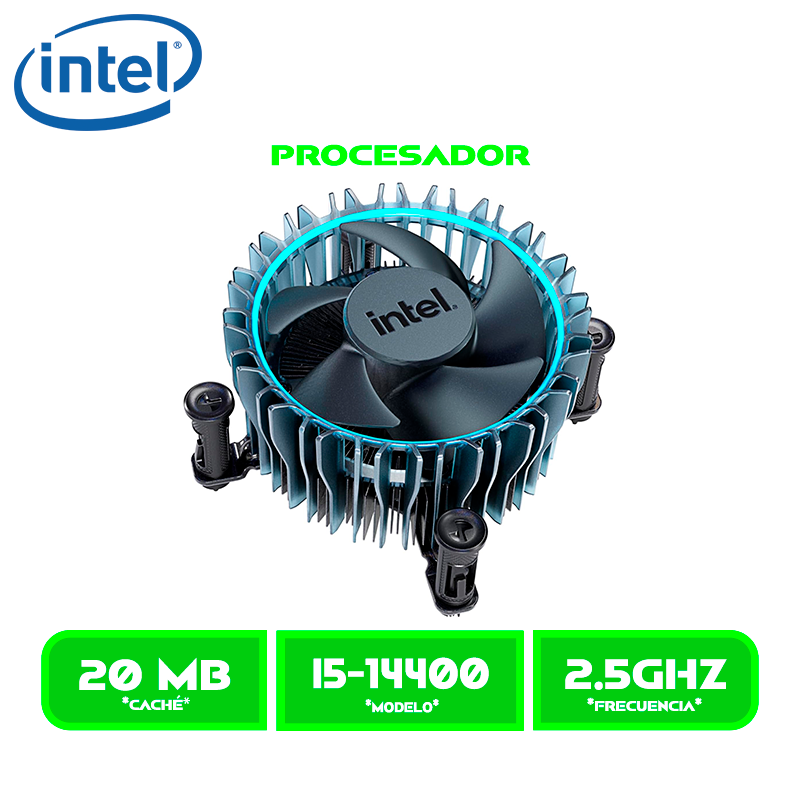 PROCESADOR CORE I5 14400 LGA 1700 2.5GHZ/4.7GHZ,20MB.CACHE 10 NUCLEOS