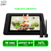 TABLETA GRÁFICA XP-PEN CON PANTALLA DIGITAL DE 11.6" ARTIST 12 PRO 1920x1080 IPS CON LAPIZ Y SIN BATERIA Y SOPORTE AJUSTABLE