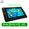 TABLETA GRÁFICA XP-PEN CON PANTALLA DIGITAL DE 11.6" ARTIST 12 PRO 1920x1080 IPS CON LAPIZ Y SIN BATERIA Y SOPORTE AJUSTABLE