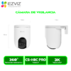 CÁMARA DE VIGILANCIA EZVIZ EXTERIOR SMART PAN-TILT CS-H8C PRO (R210-1R5WFL) 3K 5MP C/N IA 360° VISION NOCTURNA A COLOR AUTO ZOOM DUAL BAND WI-FI
