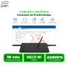 TABLETA GRÁFICA XP-PEN DECO 01 V3 10x6.25 USB-C BLACK Android Windows y MacOSN